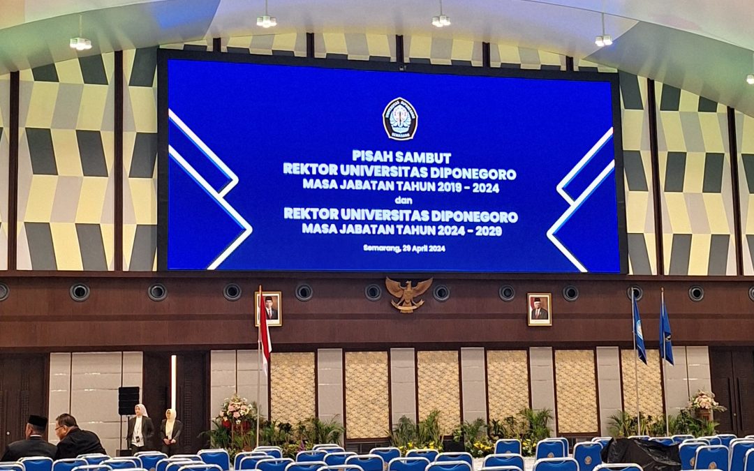 Farewell and Welcome Ceremony for the Rector of Diponegoro University for the 2024-2029 Period